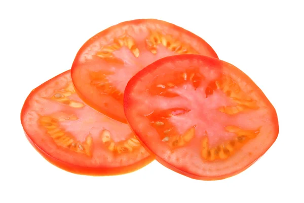 Plasterki świeżego pomidora — Zdjęcie stockowe