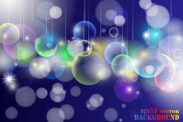 Abstract multicolored christmas background — Stock Vector