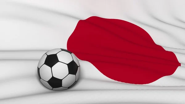 Ballon posé sur drapeau — 스톡 사진