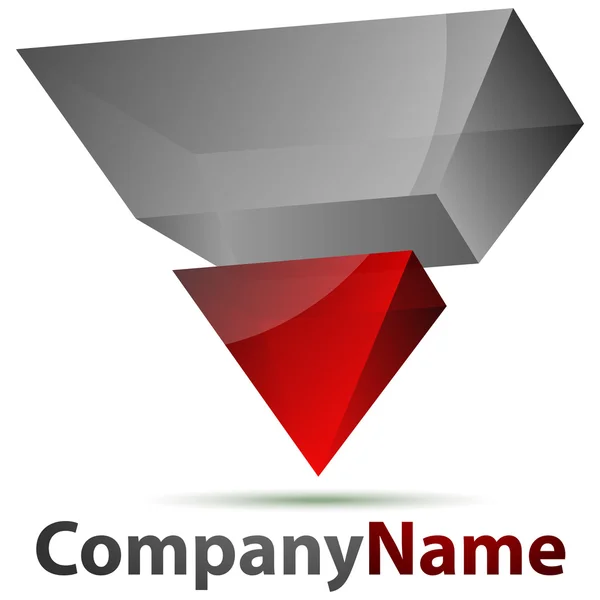 Logo Piramid — Stock Vector