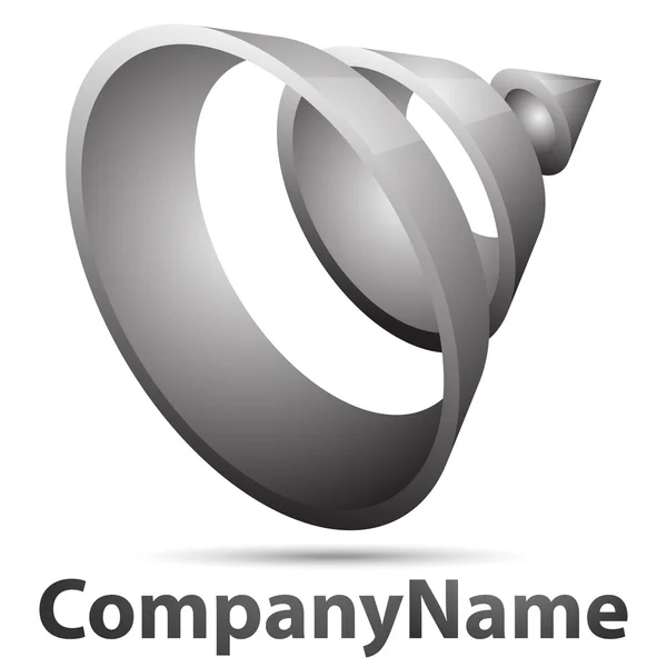 Logotypen kon — Stock vektor