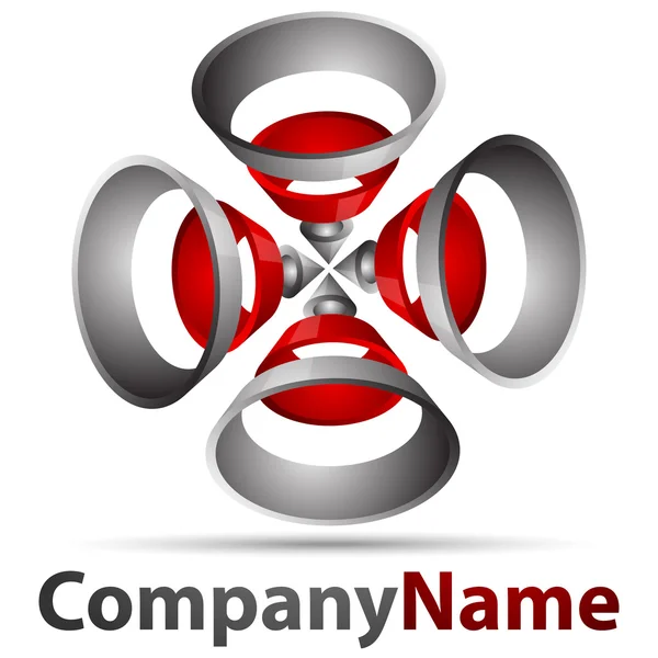 Cones do logotipo — Vetor de Stock