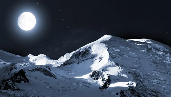 Mont Blanc-ban.. — Stock Fotó
