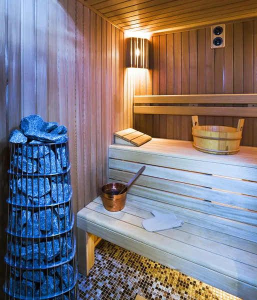 Accogliente sauna — Foto Stock