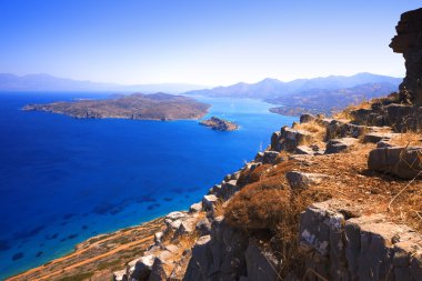 spinalonga. Mirabello Körfezi.