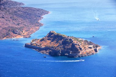 spinalonga. Mirabello Körfezi.