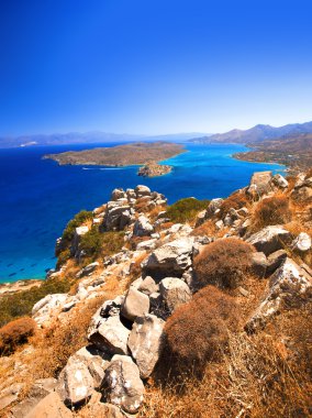 spinalonga. Mirabello Körfezi.