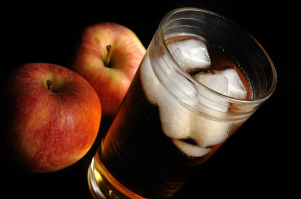 Äppeljuice Stockfoto
