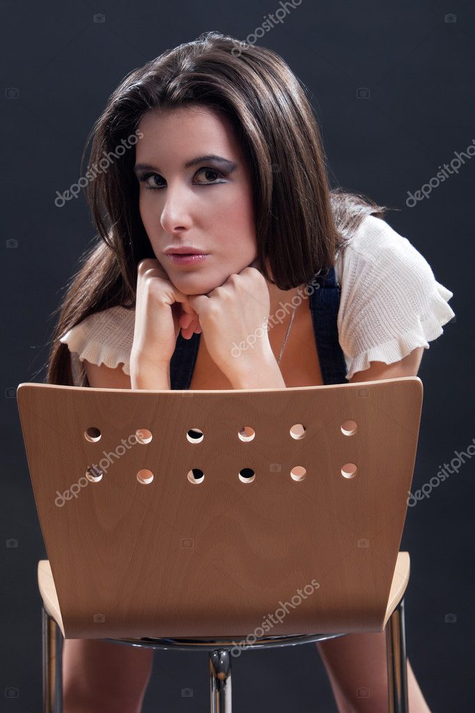 Bending over the chair Stock Photo by ©borrko 3070685