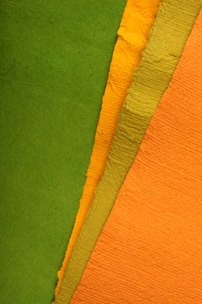 Papéis coloridos feitos à mão — Fotografia de Stock