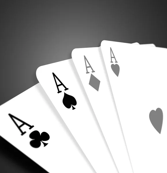 Four aces — Stock Photo, Image