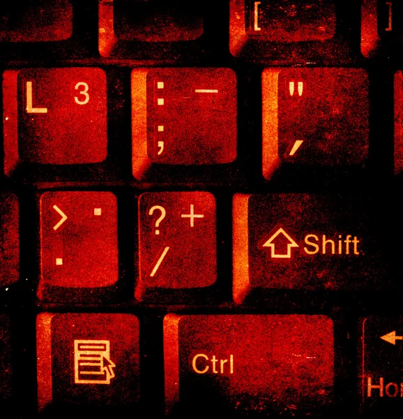 Computer sleutels — Stockfoto