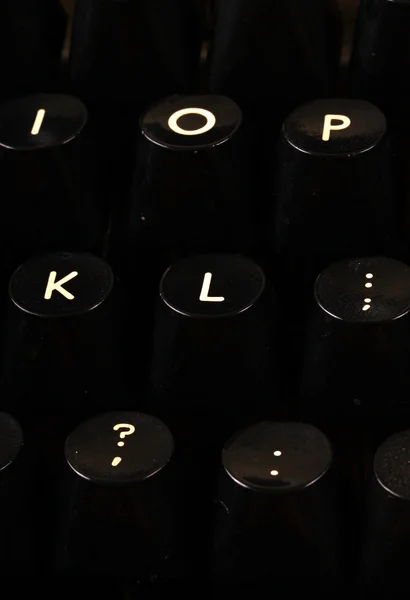 Schrijfmachine toetsen — Stockfoto