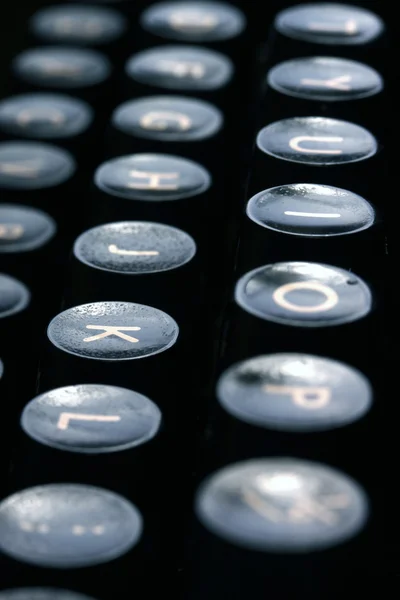 Klávesy psacího stroje — Stock fotografie