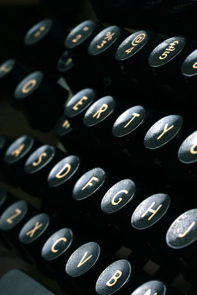 Schrijfmachine toetsen — Stockfoto
