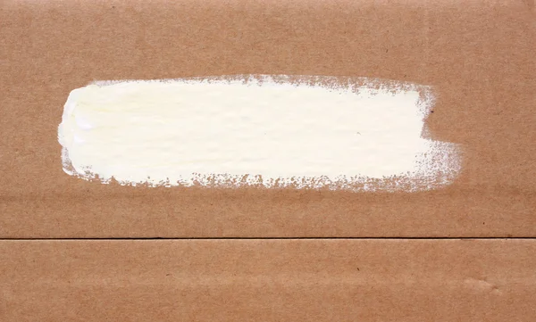 Papelão com linhas de escova — Fotografia de Stock