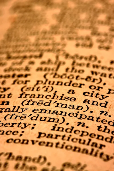 Dictionary text — Stock Photo, Image