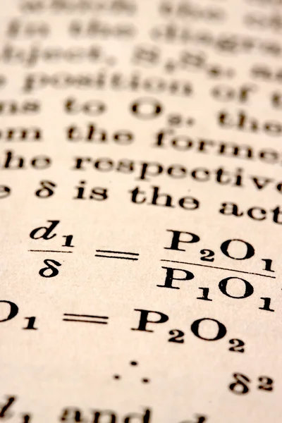 Книга по математике — стоковое фото
