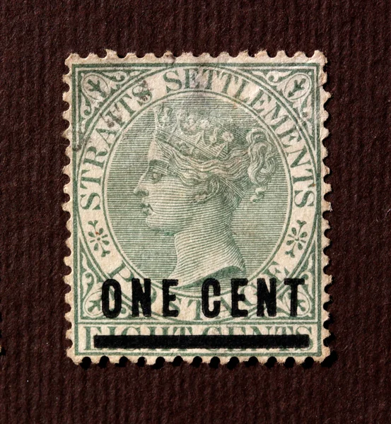 Oude postzegels — Stockfoto