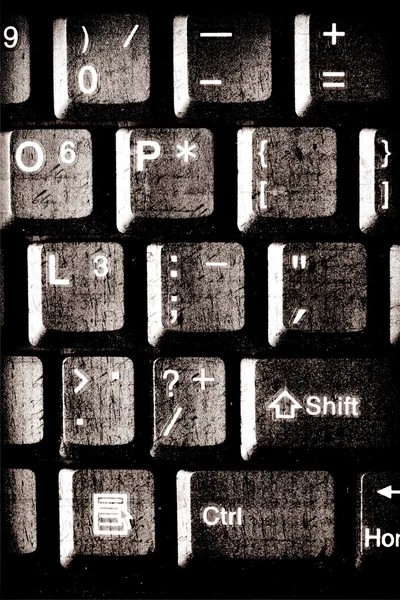 Počítačové klávesy — Stock fotografie