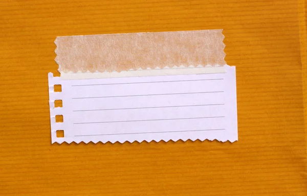 Fita adesiva com papel — Fotografia de Stock