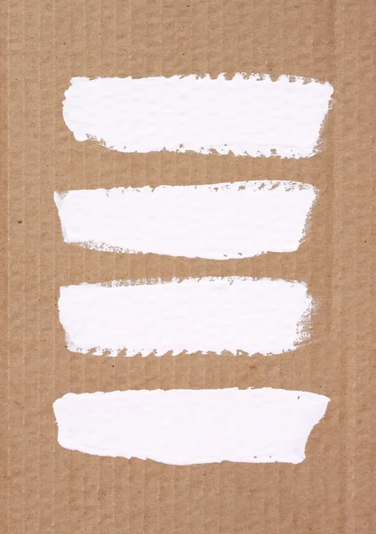 Cartone con linee di pennello — Foto Stock