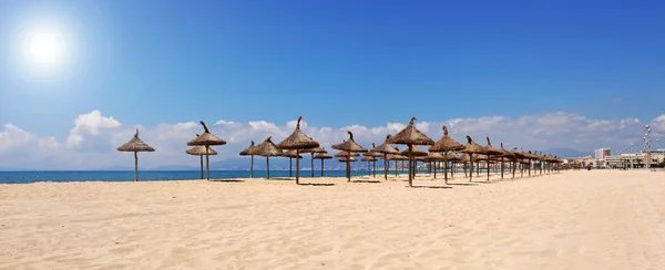 Пляж міста Пальма-де-Majorque — стокове фото