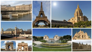 Monuments of Paris clipart