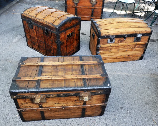 Starý kufry — Stock fotografie