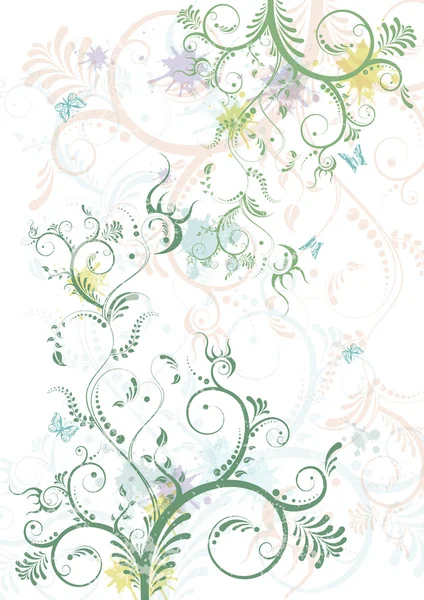 Spring floral — Stock Vector
