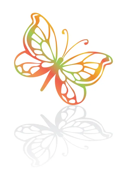 stock vector Butterfly icon