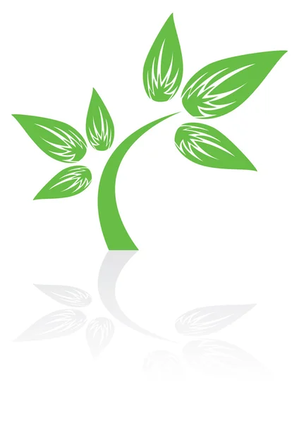 Ícone de planta verde —  Vetores de Stock