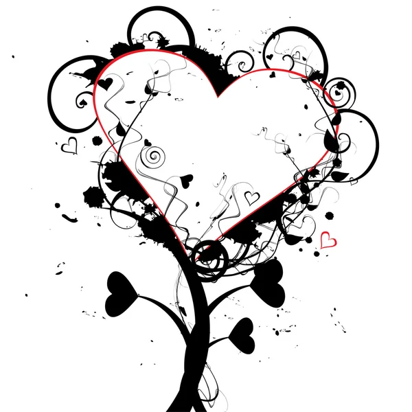 Cadre de coeur — Image vectorielle