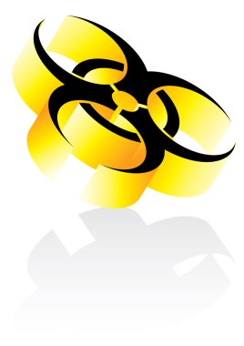 3d virus sign clipart