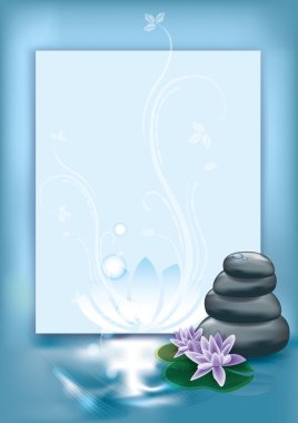 Spa stones clipart