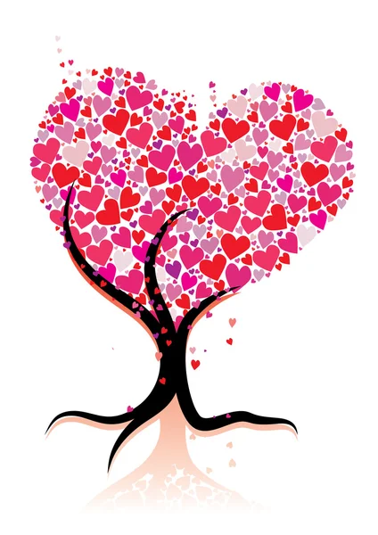 Δέντρο αγάπης — Διανυσματικό Αρχείο
