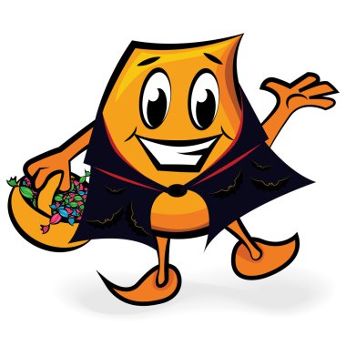 Cartoon character - Blinky -trick or treat clipart