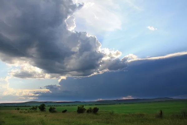 stock image The storm sky ove