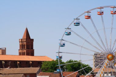 Grande roue, Toulouse clipart