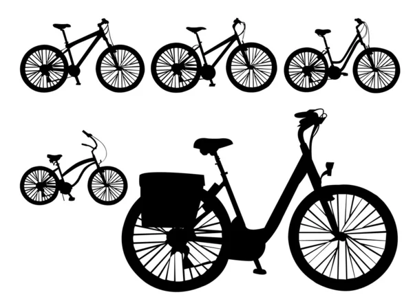 จักรยานเสือภูเขาสมัยใหม่ — ภาพเวกเตอร์สต็อก