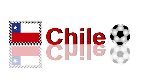 Piłka nożna chile — Zdjęcie stockowe