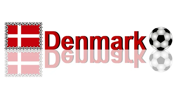 Fotboll Danmark — Stockfoto
