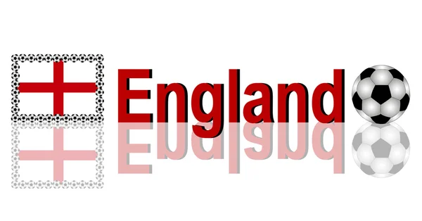 Futebol Inglaterra — Fotografia de Stock