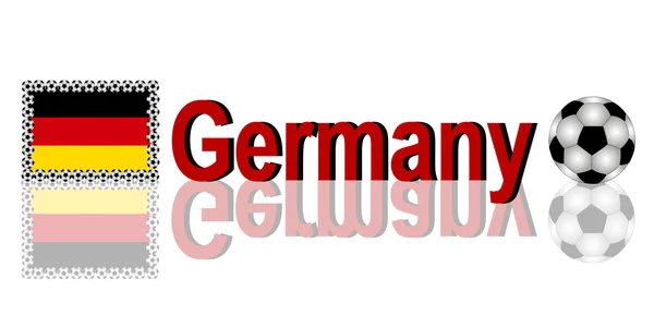 Labdarúgás Németország — Stock Fotó