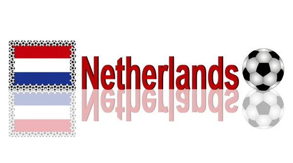 Fußball-Niederlande — Stockfoto