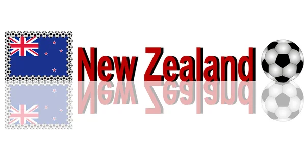 Футбол Новая Зеландия — стоковое фото