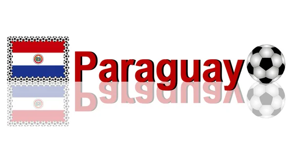 Fotbal paraguay — Stock fotografie