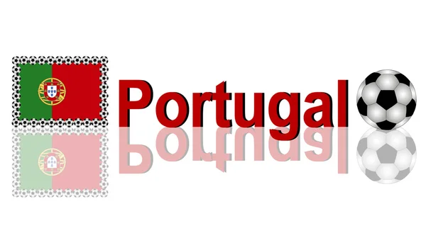 Futbol Portekiz — Stok fotoğraf