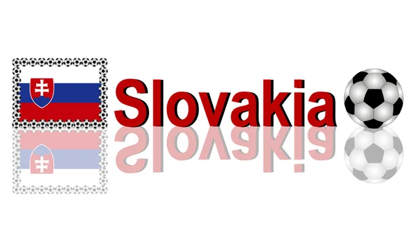 Fußball Slowakei — Stockfoto