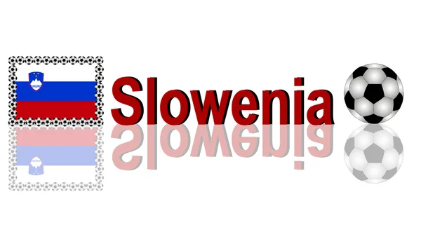 Futebol Slowenia — Fotografia de Stock